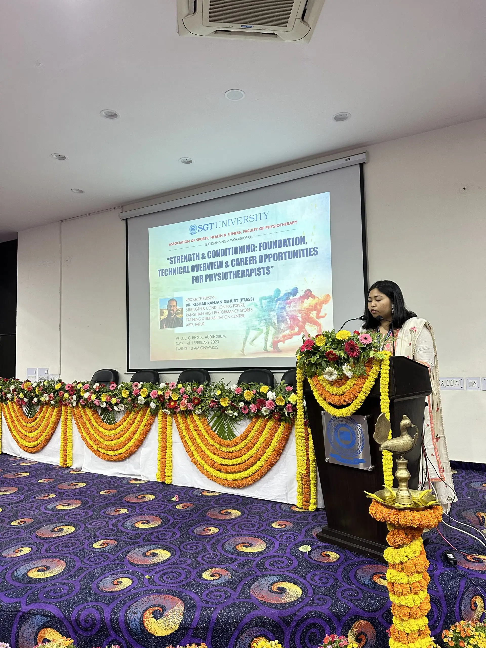 ONE DAY WORKSHOP ON STRENGTH AND CONDITIONING